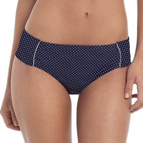 Panache Women's Britt Gathered Bikini Brief Navy - Biamonde